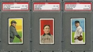 T206 PSA Graded EX-MT 6 Lot of 35 Cards with FIVE HOFers Including Cy Young!